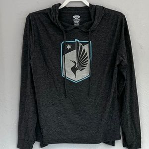 NWOT, Minnesota Aurora, Football Club, Womens, Long Sleeve w/hood, 2021